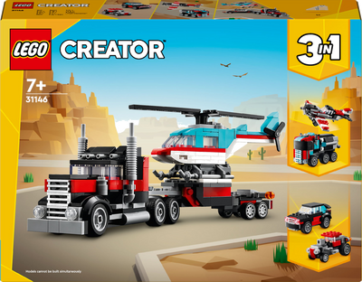 LEGO Creator 31146 Truck met helikopter