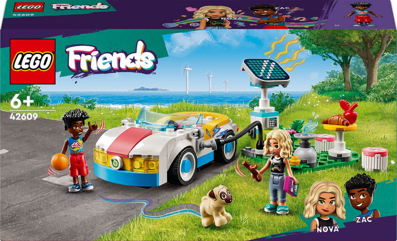 LEGO Friends 42609 Elektrische auto en oplaadpunt