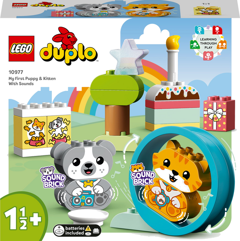 LEGO Duplo 10977 Mijn eerste Puppy en Kitten met geluid