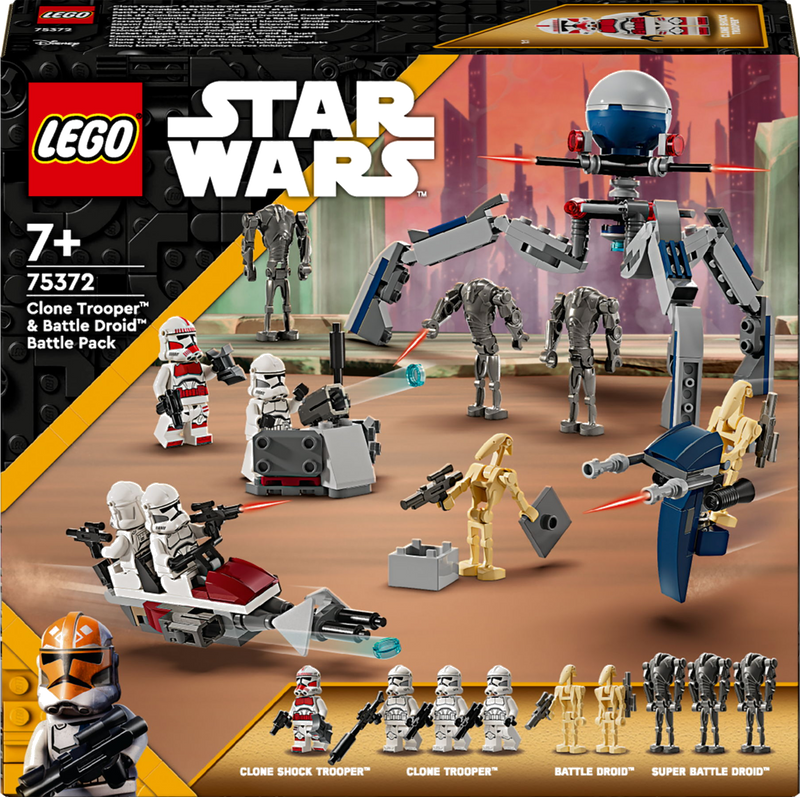 LEGO Star Wars 75372 Clone Trooper & Battle Droid Battle Pack