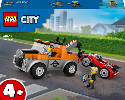 LEGO City 60435 Sleepwagen en sportautoreparatie