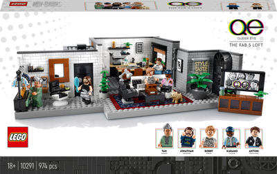 LEGO 10291 Queer Eye – De Fab 5 loft