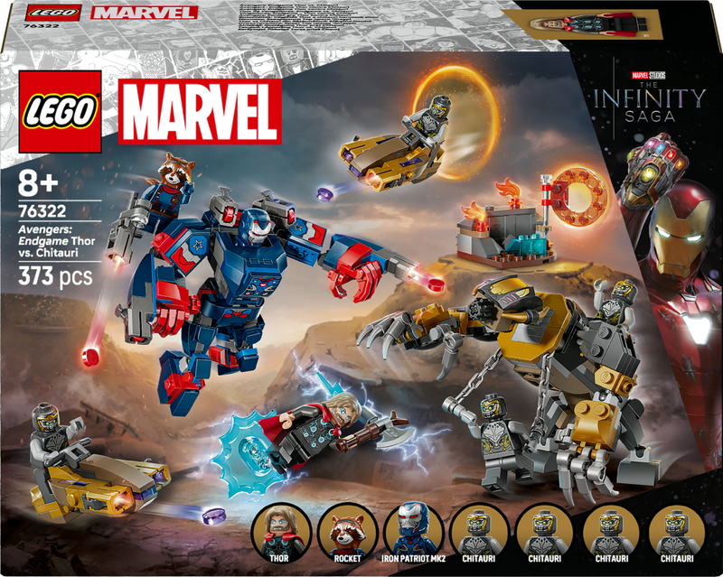 LEGO Marvel 76322 Avengers: Endgame Thor vs. Chitauri