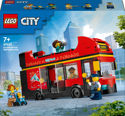 LEGO City 60407 Toeristische rode dubbeldekker