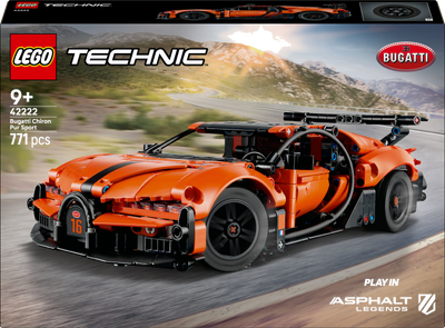 LEGO Technic 42222 Bugatti Chiron Pur Sport hypercar