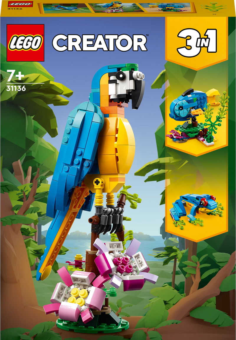 LEGO Creator 31136 Exotische papegaai