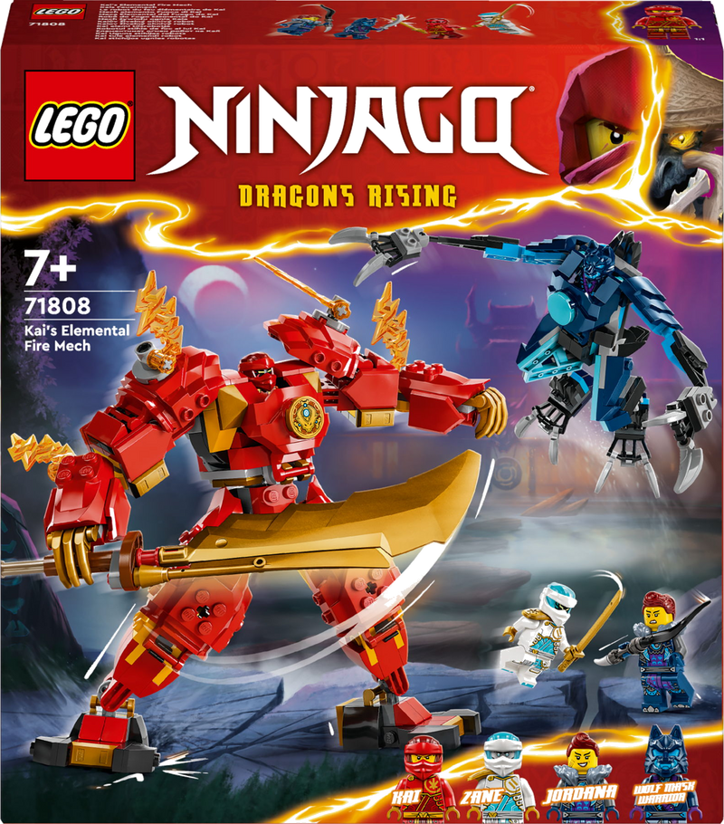 LEGO Ninjago 71808 Kai's elementaire vuurmecha