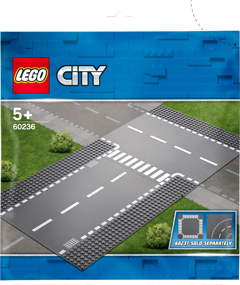 LEGO City 60236 Rechte en T-splitsing