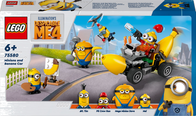 LEGO Minions 75580 Minions en bananenauto