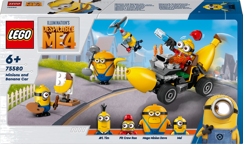 LEGO Minions 75580 Minions en bananenauto