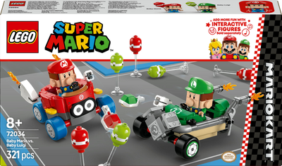 LEGO Super Mario 72034 Mario Kart – Baby Mario vs. Baby Luigi