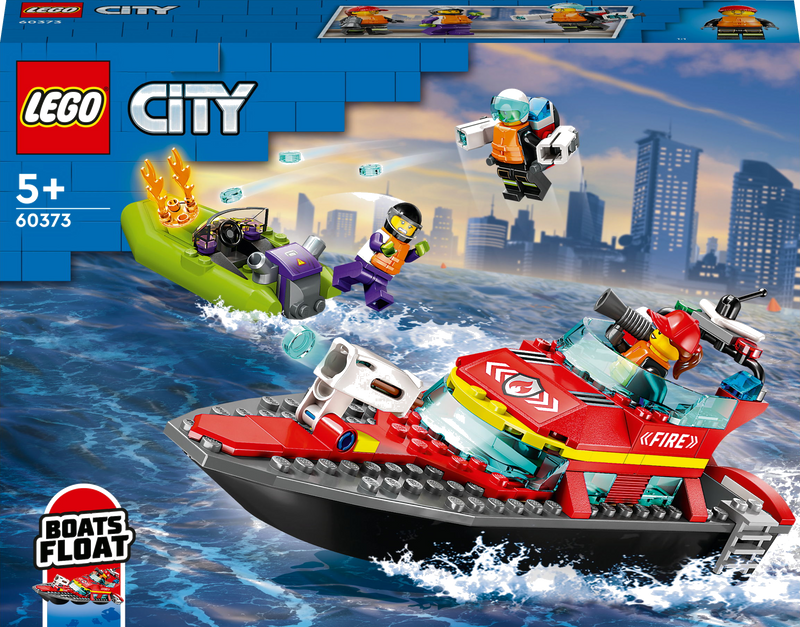 LEGO City 60373 Reddingsboot Brand
